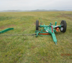 华德牧草9GQJ-1.8 型牵引式胶轮割草机